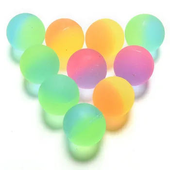 

10 Pcs/lot 32MM Luminous Moonlight High Bounce Ball Glow in the Dark Noctilucent Pinata Fillers Kids Goodie Bag Toy Ball