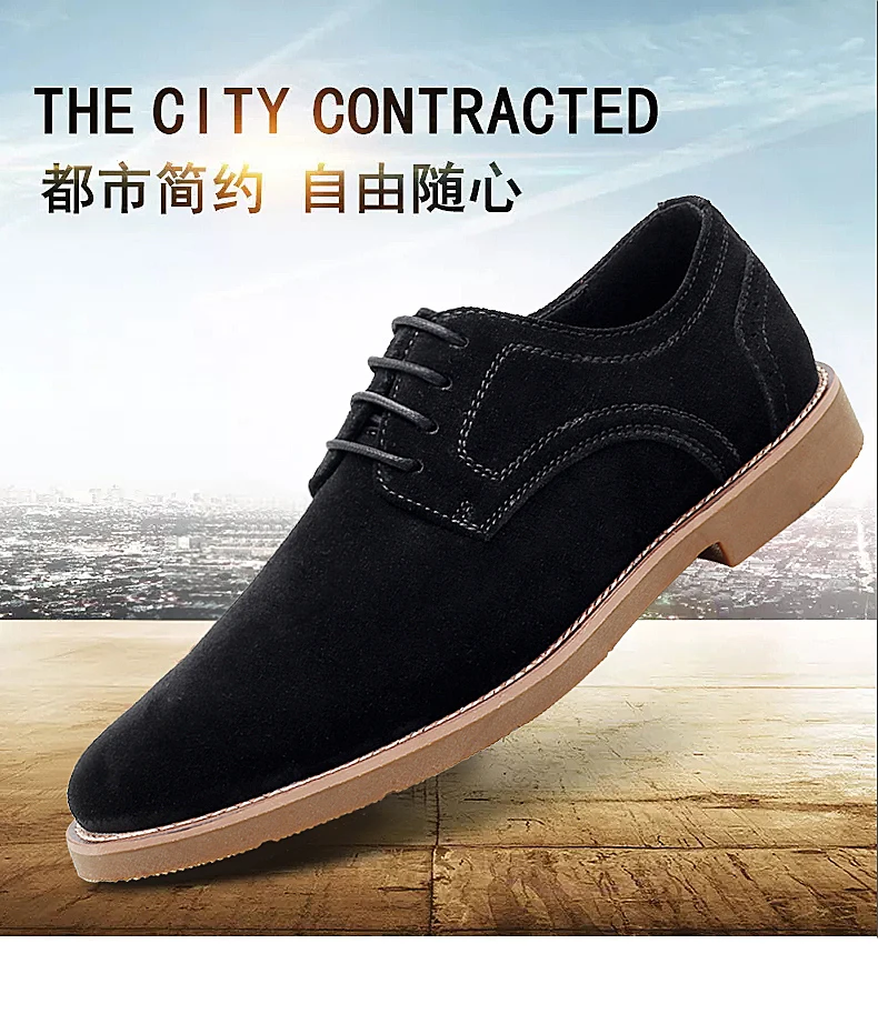 Auojmis new leather business casual low to help students shoes wild men's shoes 38-44 breathable non-slip wear shoes