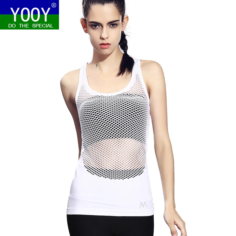 

Professional Women Gym Sports Sleeveless Shirts Tank Tops Fitness Running Clothes Loose Yoga Tops Vest Hollow Out Coletes
