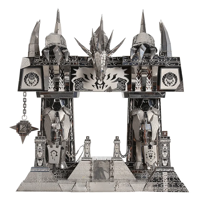Picture Kingdom 3D Metal Nano Puzzle The Dark Portal Building Model Kits PJ-158 DIY 3D Laser Cut Assemble Jigsaw Toys Picture Kingdom 3D Metal Nano Puzzle The Dark Portal Building Model Kits PJ-158 DIY 3D Laser Cut Assemble Jigsaw Toys