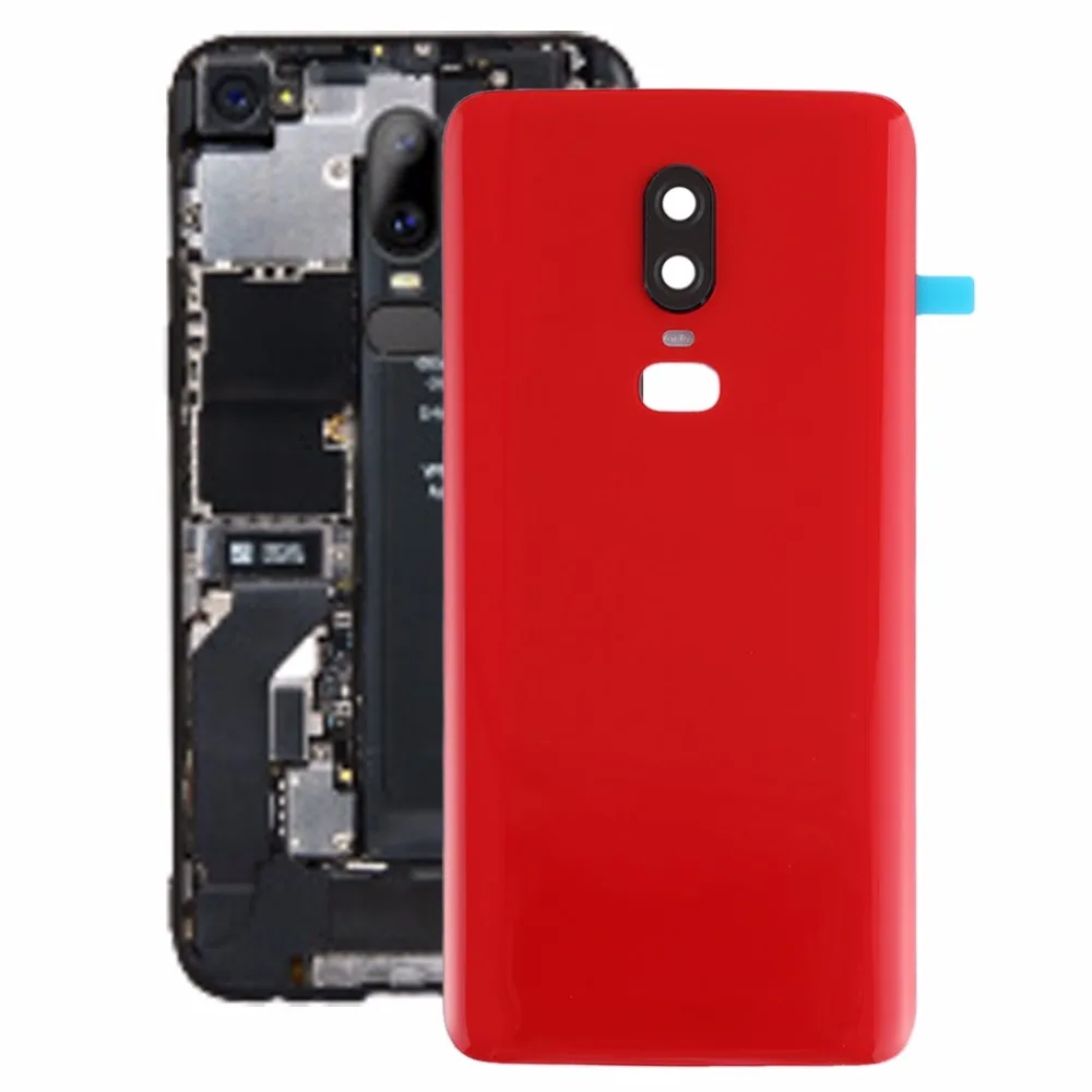 Задняя крышка аккумулятора для OnePlus 6 запасная задняя крышка