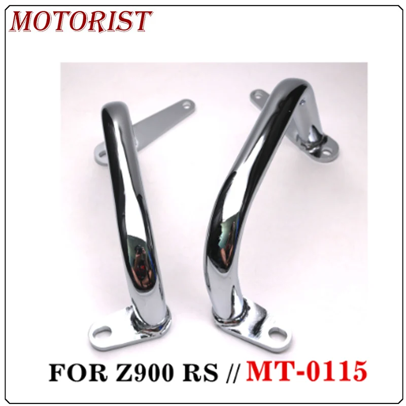 electroplate Itme мотоцикл кафе гонщик для Kawasaki Z900RS- передняя защита двигателя Авария Бар мотоцикл 2 цвета - Цвет: electroplate