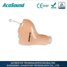 Acosound мини CIC слуховой аппарат усилитель звука для ушей Цифровые слуховые аппараты крошечные голосовые аппараты слуховой аппарат невидимые аудифоны