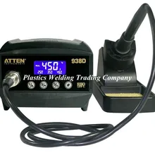 Быстрая DHL Новое поступление AT938D цифровой electrostaticstatic разряда свинца паяльная станция