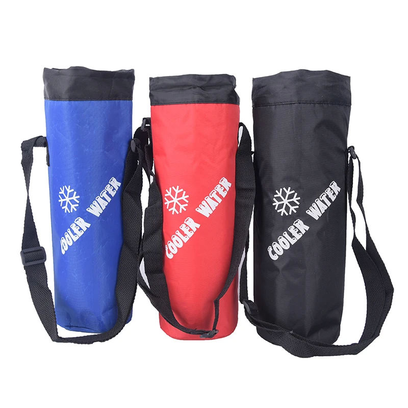 Универсальная сумка для воды на шнурке, сумка для бутылки с водой, большая емкость, изолированная сумка-холодильник, сумка для путешествий, кемпинга, пеших прогулок