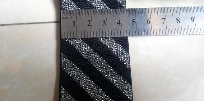 new arrival4.5CM Silver glitter elastic ribbon FOE webbing belt band DIY handmade cloth Accessories | Дом и сад