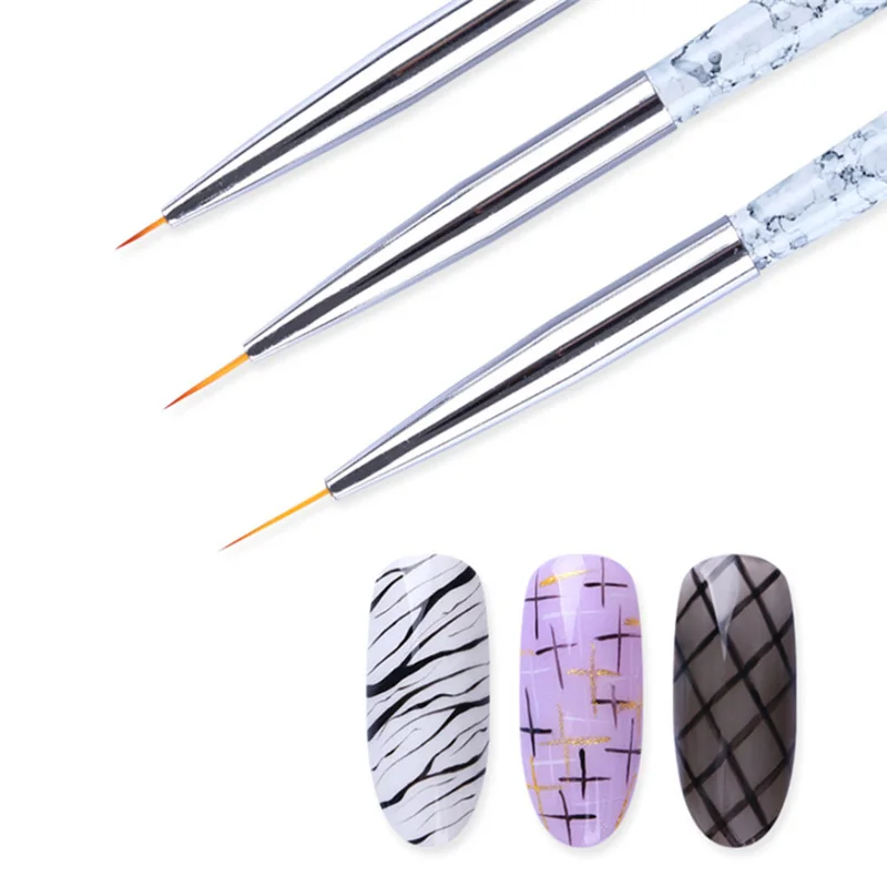 

DIY Nail Drawing Brush Drawing Pen Drawing Metal Rod Phototherapy Pen Nail Polish Adhesive Tape Tools