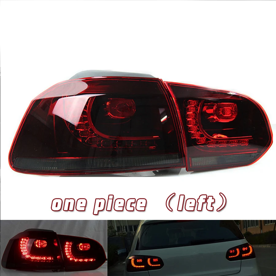

Left LED Rear Tail Light Brake Lamp Fit For Golf 6 MK6 GTI R 2010-2014 1PCS