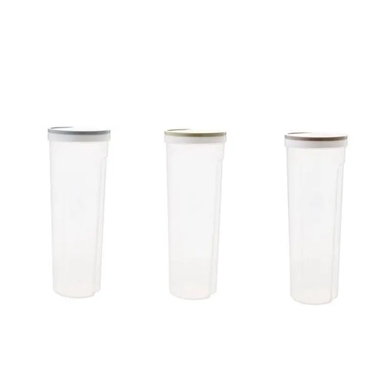 New-Pasta Noodle Grain Cereal Bean Rice Food Storage Container Kitchen Sealed Box light green