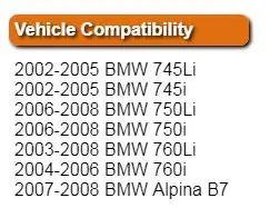 10 шт. датчик износа тормозных колодок для BMW 745i 750i 760i E65 2002-2008 OEM 34356778037