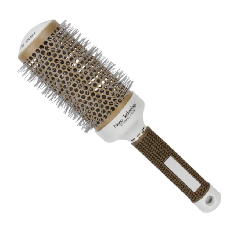 

Hair Salon Styling Radial Round Barrel Curler Brushes Comb Temperature Color Change Ceramic Iron Dropshipping