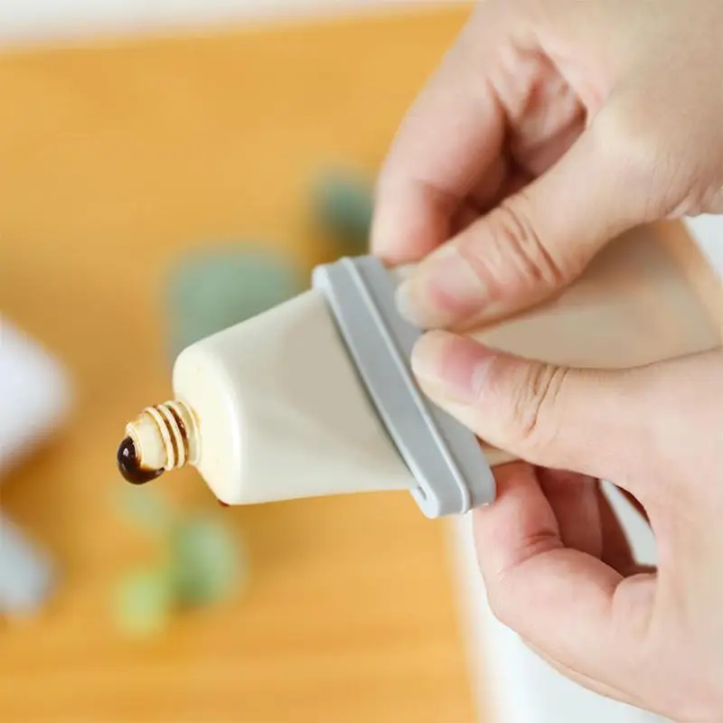 Многоцелевой дозатор крема для зубной пасты ручной легко сжимающий зажим для ванной