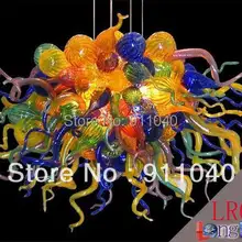 Большие размеры горячая Распродажа стеклянные люстры для вечерние украшения