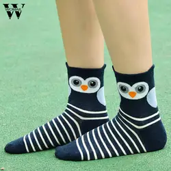 1 пара осень-зима забавные Женские носочки для девочек милые хлопковые счастливые носки короткие носки