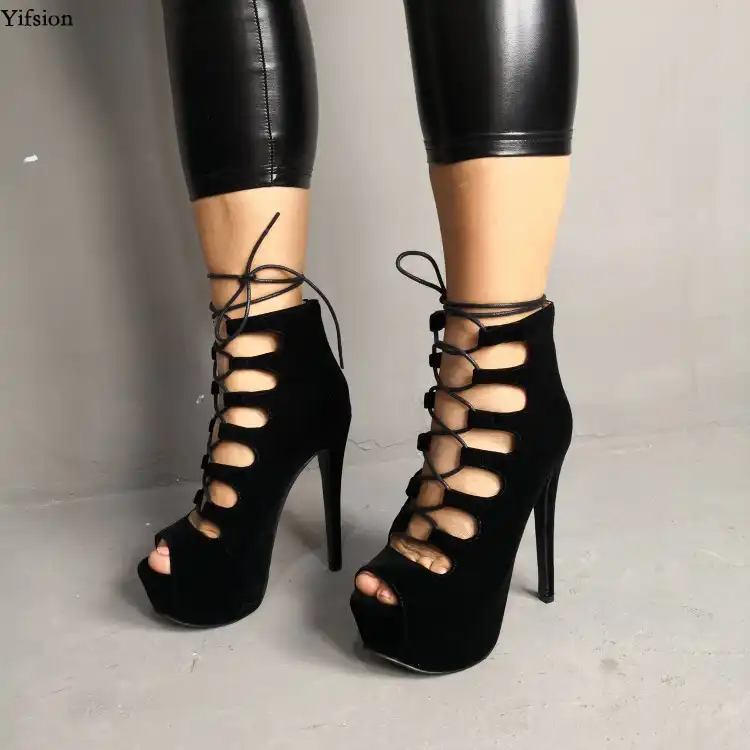 black party shoes womens