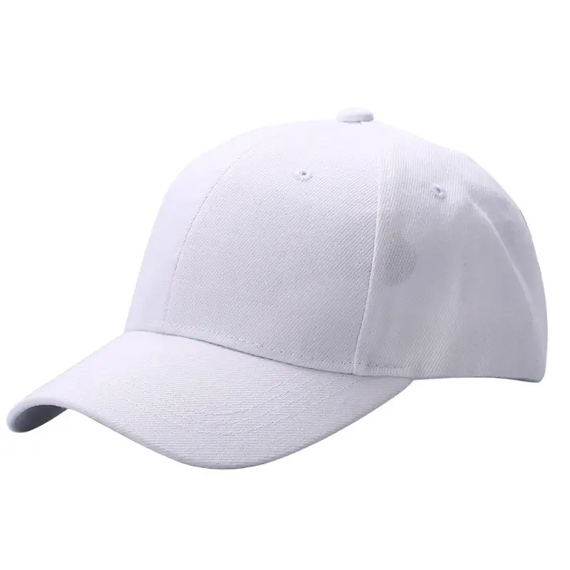 Fashion Men Women Plain Baseball Cap Unisex Curved Visor Hat Hip-Hop Adjustable Peaked Hat Visor Caps Solid Color new men women red sox cap plain adjustable gaphy baseball cap curved hat solid color leisure baseball caps baseball caps