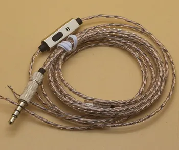 

diy earphone cable with mic 1.25meters fasion