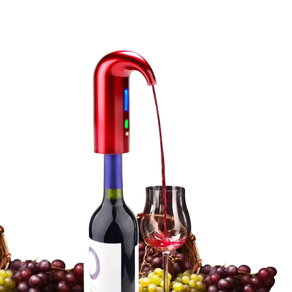 Портативный автоматический аэрационный Электрический аэраторный Графин для вина насос набор умная красная бутылочная пробка домашние аксессуары для кухонного бара