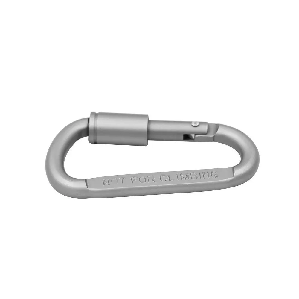 9 Pack Details about   Carabiner Clip Aluminum D-Ring Locking Durable Strong and Light Large 