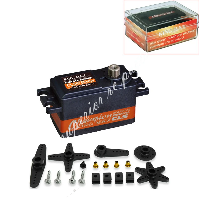 

Kingmax CLS4706HV Low Profile Servos 47g 7.5kg.cm Digital Metal Gears Waterproof for RC FPV