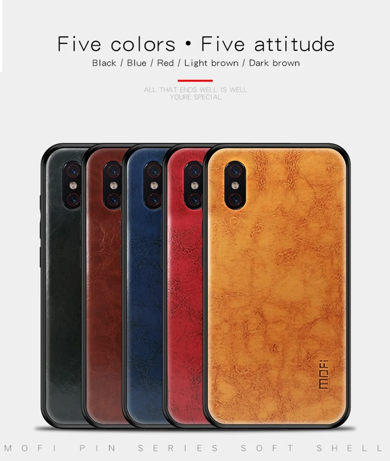 MOFi для Xiaomi mi 8 экран отпечатков пальцев кожаный чехол для Xiaomi mi 8 Explorer Edition mi 8 Pro задняя крышка чехол для телефона