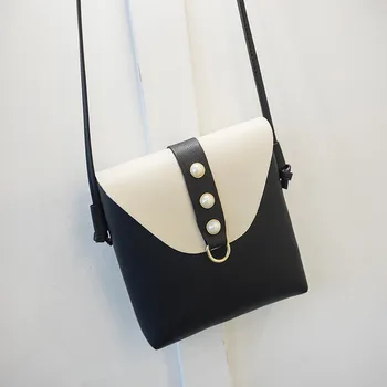 

Women Crossbody Bags Female Small Flip Beads Decoration Messenger Shoulder Bag New