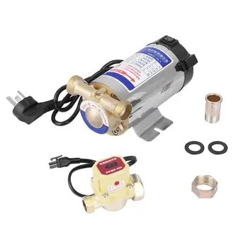 

220V 100W Water Pump Automatic Household Stainless Steel Auto Boost Pump Boost Pump for Tap Water Pipeline AU Plug High Quality