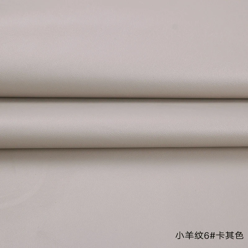 Высококачественная ткань из искусственной кожи с рисунком овечки, маленькая эластичная ткань для мебели ручной работы(50x138 см - Цвет: 6