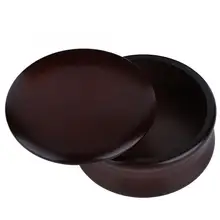 Мужская Ручная работа пена деревянная борода бритья крышка и чаша набор инструментов для бритья миска для пены