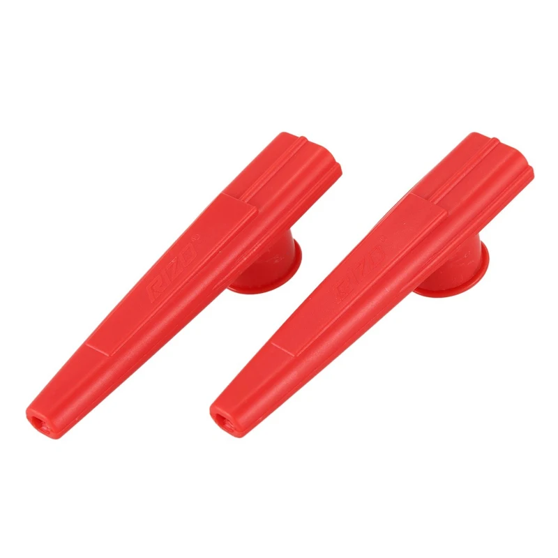 Детские игрушки kazoo пластик красного цвета, упаковка из 2 - Цвет: Red