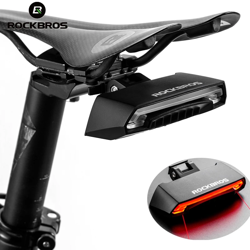 Excellent ROCKBROS Bike Bicycle LED Seatpost Tail Light Wireless MTB Safety Warning Bike Waterproof Intelligent Remote Control Rear Lamp 0 Excellent ROCKBROS Bike Bicycle LED Seatpost Tail Light Wireless MTB Safety Warning Bike Waterproof Intelligent Remote Control Rear Lamp 0