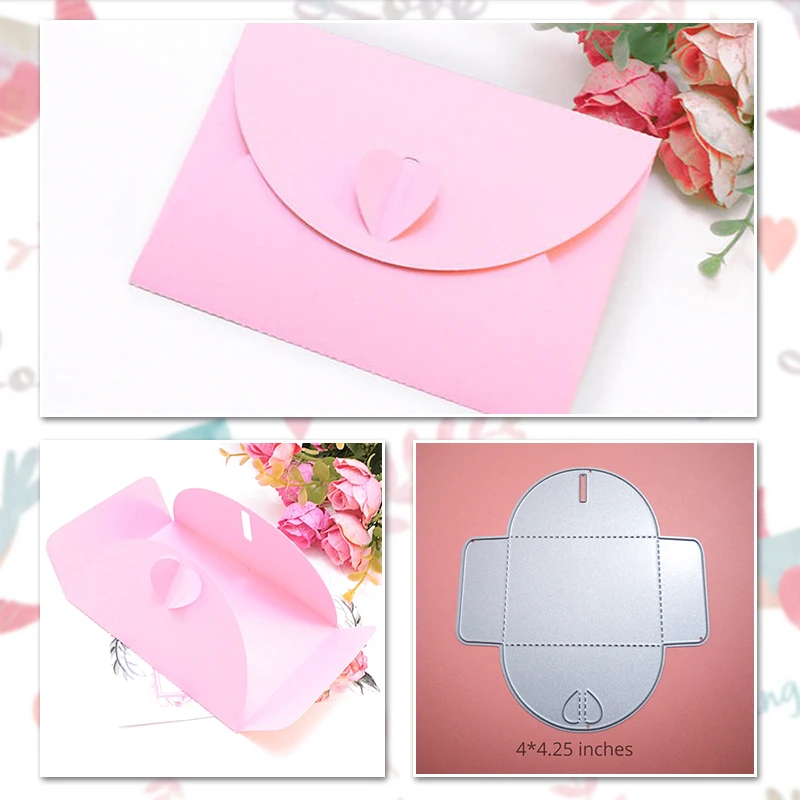  Wedding Invitation Envelope Dies Metal Cutting Dies Scrapbooking Craft Die Cut Stamps and Dies for  - 32963789278