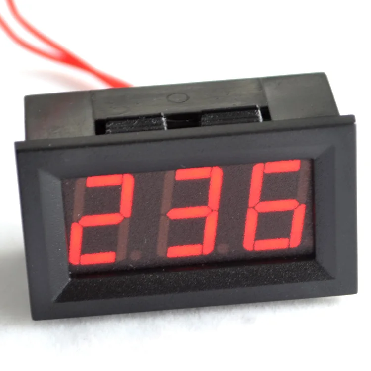 5pcs 2 Wire 0.56" AC 30V 500V Red LED Digital Voltmeter Volt Voltage