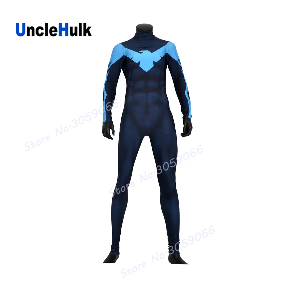 Костюм найтвинга пурпурно синий костюм спандекса | UncleHulk|nightwing costume|spandex lycralycra catsuit