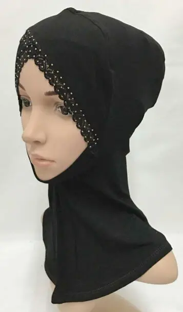 20 шт./лот) стиль ассорти цветов кружева женская накидка мусульманская шапочка под хиджаб шапки XM155