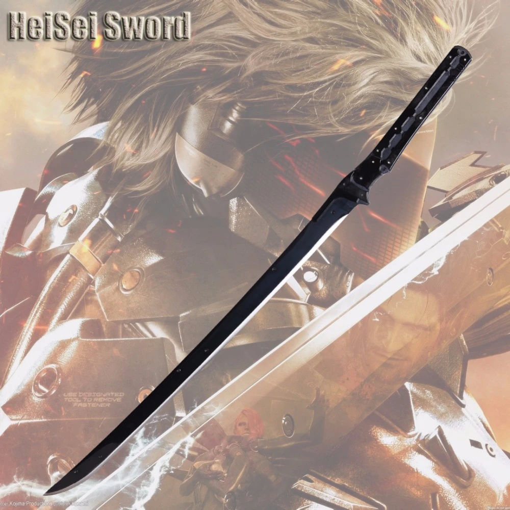 コスプレメタルギア上昇 Revengeance Sword日本アニメ漫画刀リアル武器 Gear Gear Gears Gears Gearsgear Metal Aliexpress