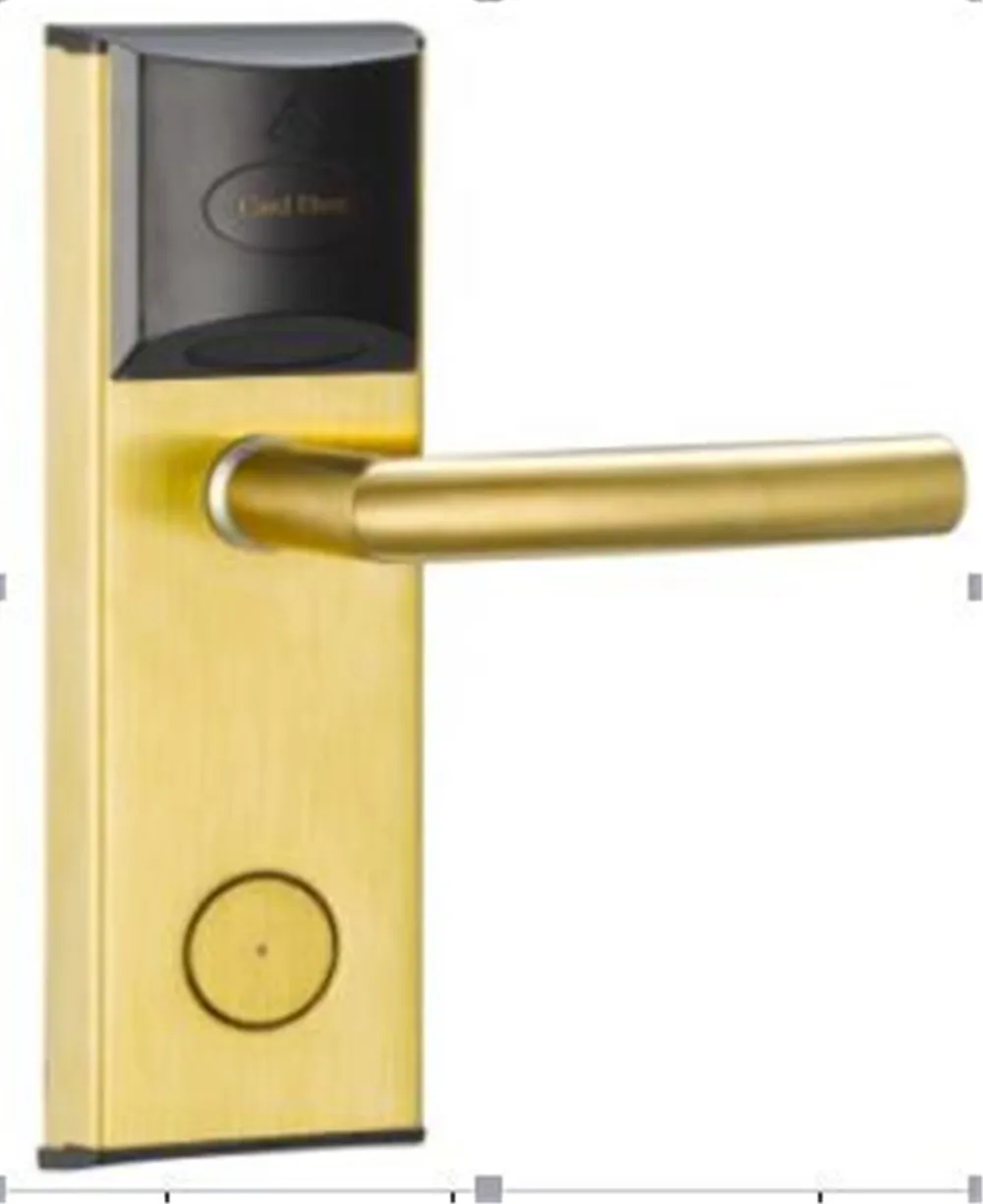 id card key unlocking door access control hotel lock in electric
