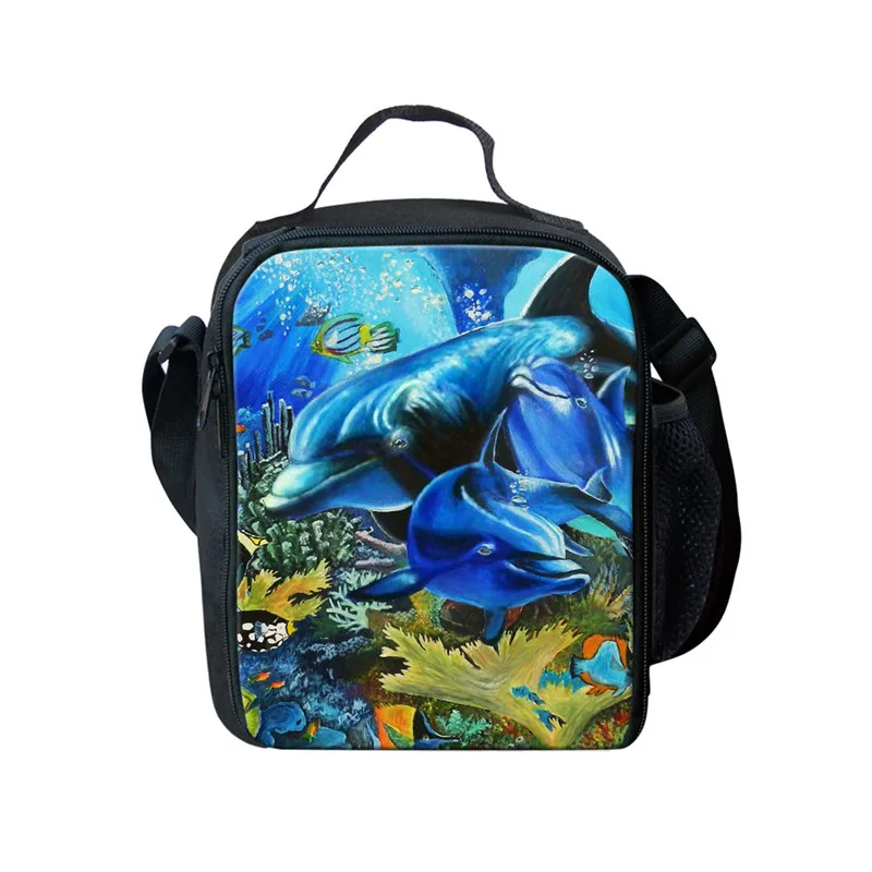 Z4977G Nopersonality мультяшный рюкзак с дельфином для Детский рюкзак mochilas для мальчиков и девочек, 16 дюймов ортопедический школьный ранец рюкзак начальная школа книга сумки - Цвет: Z4977G