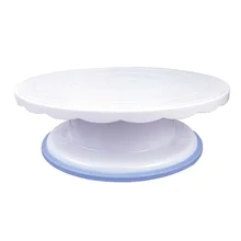 Вращающийся Вращающийся торт двухсторонний, для украшения на нескользящей подошве Круглый Поворотный Стол для выпекания кексов, lbshipping