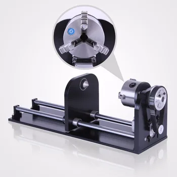 

CNC ROUTER ACCESSORY F STYLE A-AXIS, ROTARY AXIS WITH 80MM 3-JAW 230MM TRACK