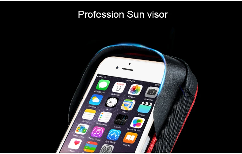 Велосипедная сумка для руля, велосипедная сумка для телефона, непромокаемая сумка из ТПУ с сенсорным экраном, держатель для мобильного телефона на 360 градусов, Сумка с рамкой MTB