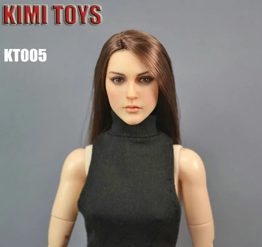 

KIMI TOYS 1/6 KT005 Female figure head Sculpt For HT VERYCOOL PHICEN Body