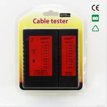 

Free shipping!! NOYAFA NF-468L Network Lan CableTester RJ11 RJ45 UTP Wire Mapping with led light