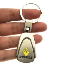 Автомобильный брелок, металлический брелок с логотипом, автомобильные модные аксессуары для Lada Renault Opel Kalina Granta, кольцо на цепочке