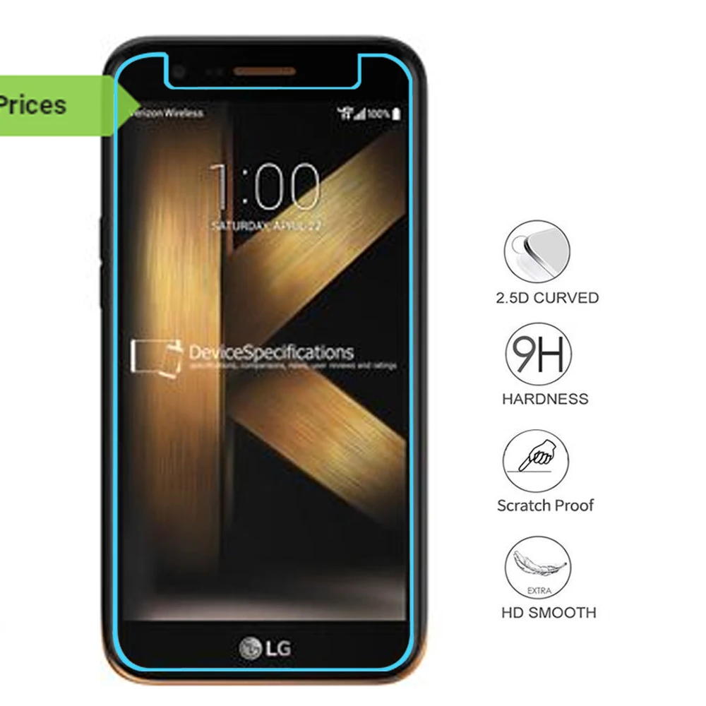 Закаленное Стекло защитная пленка телефона для LG Q8 v30 Aristo 2 V30S ThniQ X400 k20 v STYLO 3 Rebel