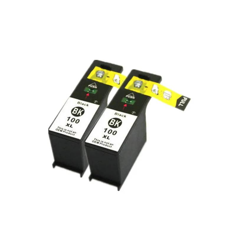 2PK Ink Cartridges Compatible For Lexmark 100XL 105xl 108xl Black Inkjet Cartridge Interpret