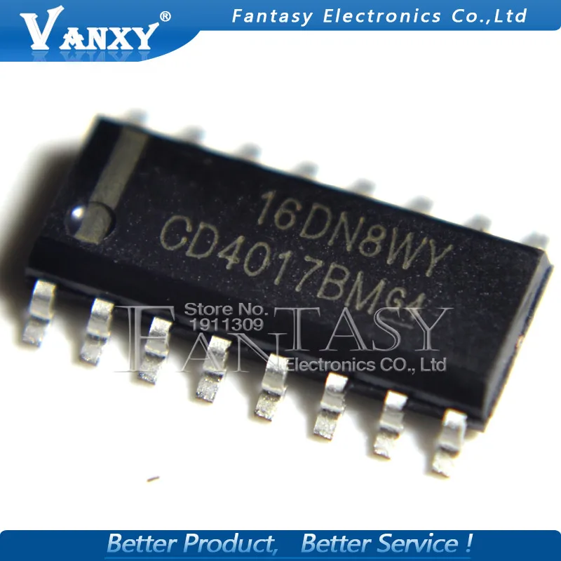 10 шт. CD4017BM SOP16 CD4017 SOP CD4017BM96 HEF4017 HEF4017BT SMD HCF4017|ic cd4017|smd icic smd |