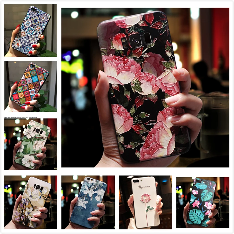 

for Huawei Honor 7A Pro Case 3D Flower Emboss Soft Silicon Cover for Huawei Honor 9 10 Lite Honor10 Phone Cases Capa Honor7A 7 A