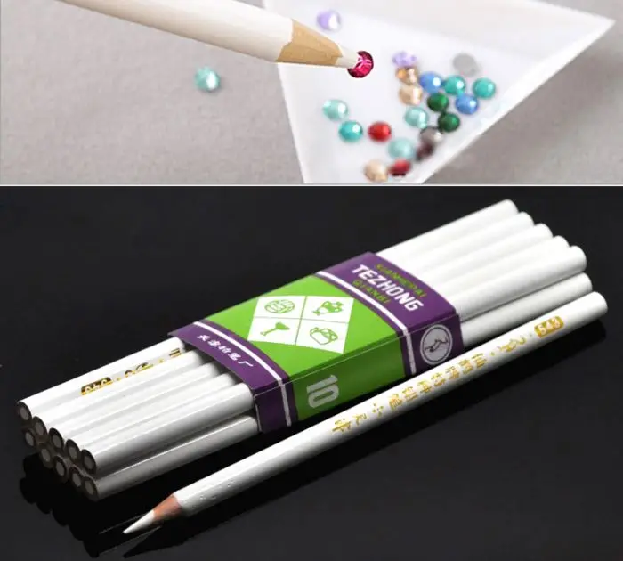 

DoreenBeads Retail 10PCs Rhinestone Pickup Pencils/Tools for Nail Art,Scrapbooking
