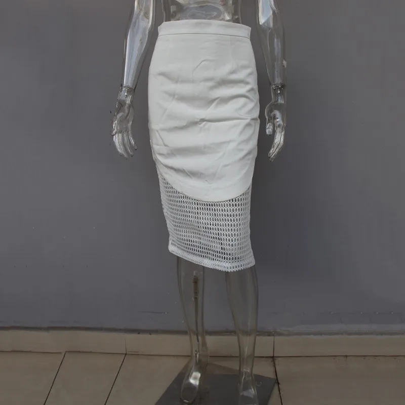 TWOTWINSTYLE юбка женский летний костюм с открытыми плечами расклешенный рукав рюшами Короткая с высокой талией облегающая юбка миди наборы для женщин